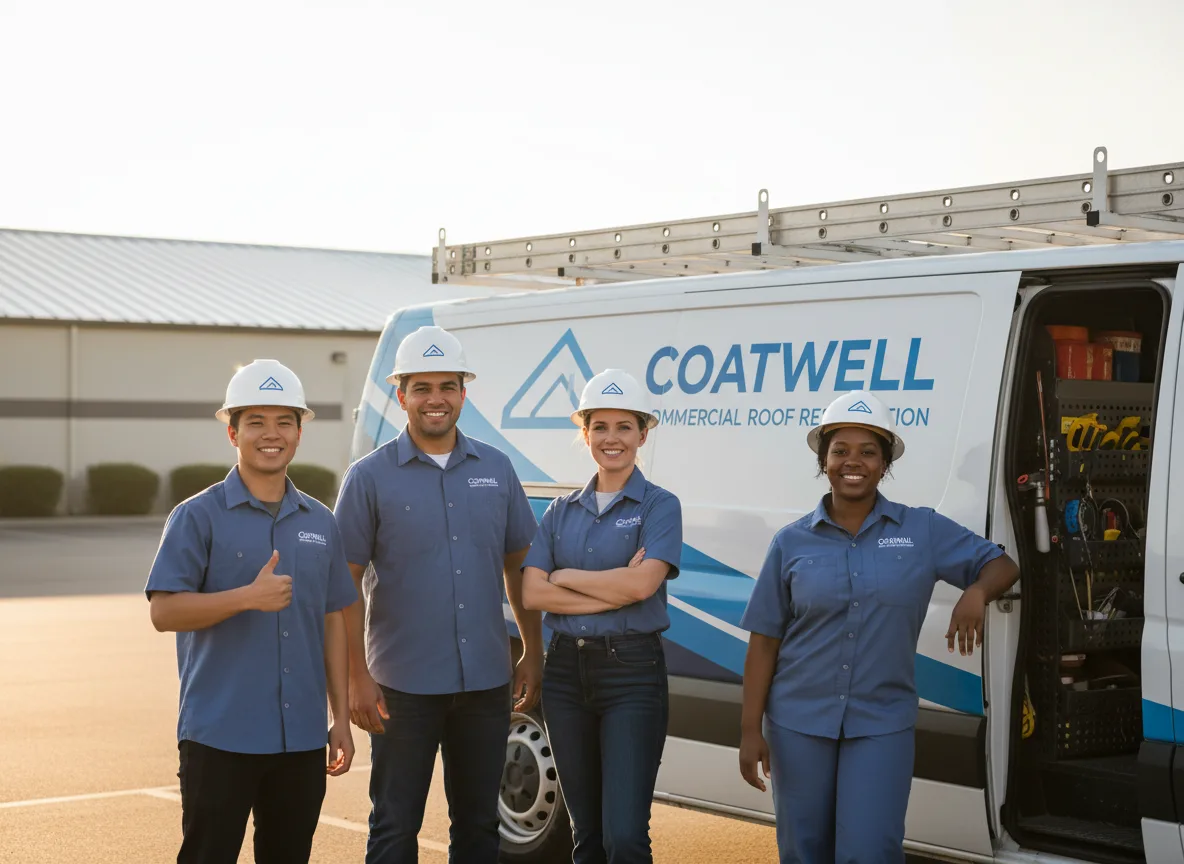 Commercial roof coating company in Versailles, NY